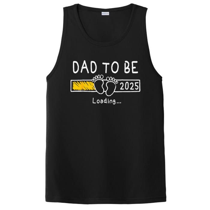 Dad To Be 2025 Dad Est 2025 Daddy To Be Promoted To Daddy PosiCharge Competitor Tank