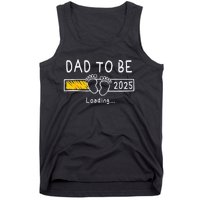 Dad To Be 2025 Dad Est 2025 Daddy To Be Promoted To Daddy Tank Top