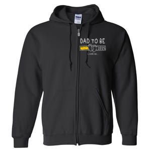 Dad To Be 2025 Dad Est 2025 Daddy To Be Promoted To Daddy Full Zip Hoodie