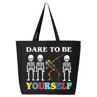Dare To Be Yourself Autism Awareness Skeleton 25L Jumbo Tote