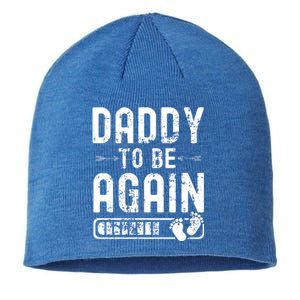 Daddy To Be Again New Dad Announcement Sustainable Beanie