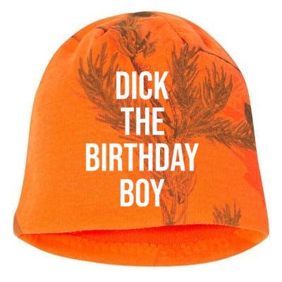 Dick The Birthday Boy Funny Humor Meme Kati - Camo Knit Beanie