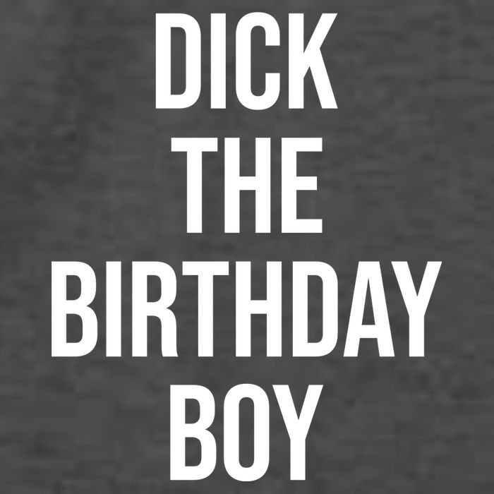 Dick The Birthday Boy Funny Humor Meme Vector Backpack