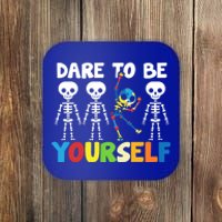 Dare To Be Yourself Autism Awareness Month Gift Coaster