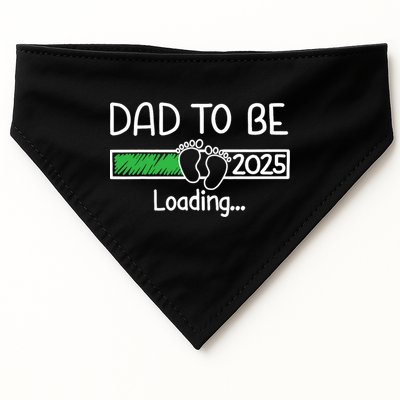 Dad To Be 2025 Dad Loading 2025 Father Expect Baby 2025 USA-Made Doggie Bandana