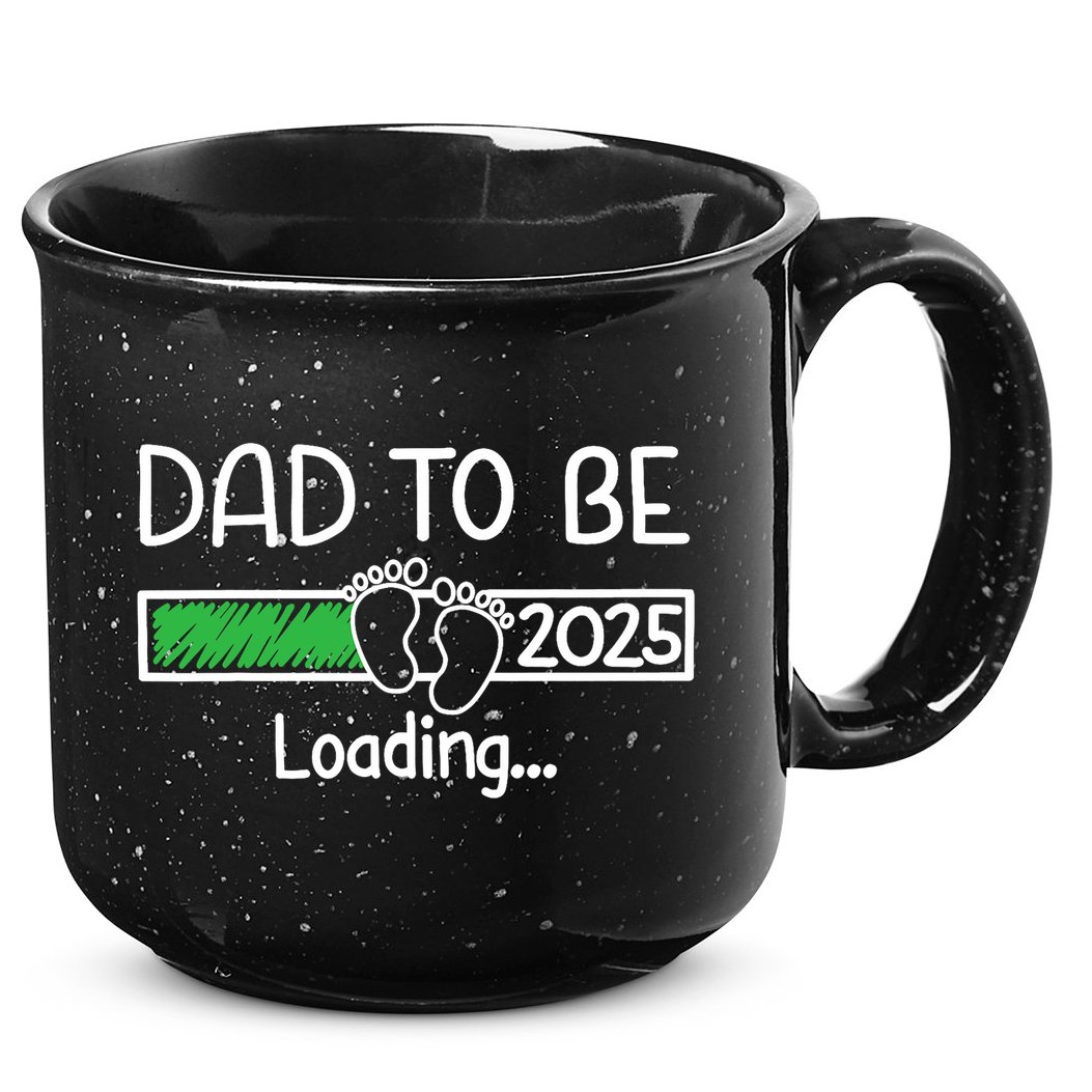 Dad To Be 2025 Dad Loading 2025 Father Expect Baby 2025 15oz Campfire Ceramic Mug