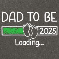 Dad To Be 2025 Dad Loading 2025 Father Expect Baby 2025 Cotton Canvas Backpack