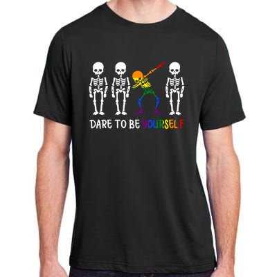 Dare To Be Yourself Autism Awareness Tee Cute Lgbt Pride Meaningful Gift Adult ChromaSoft Performance T-Shirt