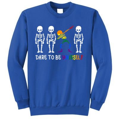 Dare To Be Yourself Autism Awareness Tee Cute Lgbt Pride Meaningful Gift Sweatshirt