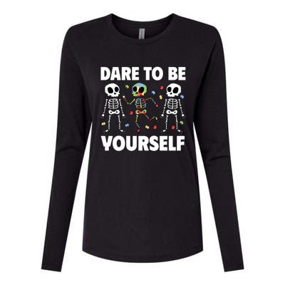 Dare To Be Yourself Gift Womens Cotton Relaxed Long Sleeve T-Shirt