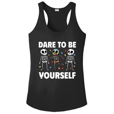 Dare To Be Yourself Gift Ladies PosiCharge Competitor Racerback Tank