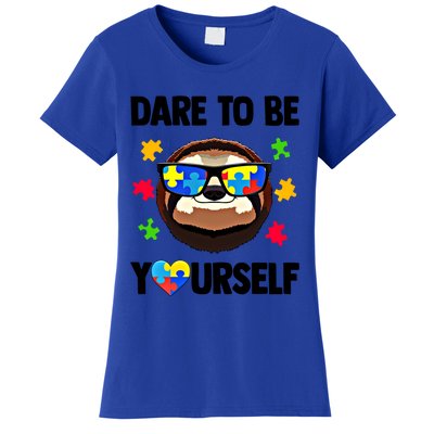 Dare To Be Yourself Autism Awareness Great Gift Women's T-Shirt