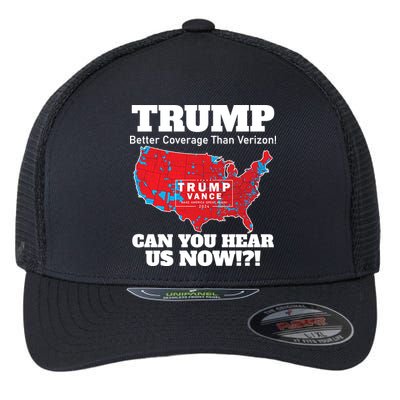 Donald Trump Better Coverage Can You Hear Us Now Electoral Map 2024 Flexfit Unipanel Trucker Cap