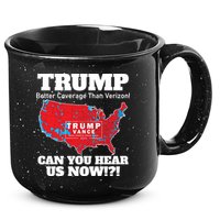Donald Trump Better Coverage Can You Hear Us Now Electoral Map 2024 15oz Campfire Ceramic Mug