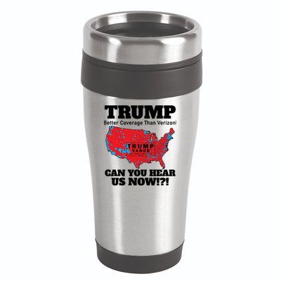 Donald Trump Better Coverage Can You Hear Us Now Electoral Map 2024 16oz Travel Tumbler
