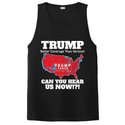Donald Trump Better Coverage Can You Hear Us Now Electoral Map 2024 PosiCharge Competitor Tank