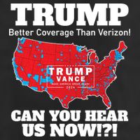Donald Trump Better Coverage Can You Hear Us Now Electoral Map 2024 Trucker Hat
