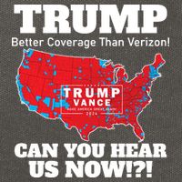 Donald Trump Better Coverage Can You Hear Us Now Electoral Map 2024 Cotton Canvas Backpack
