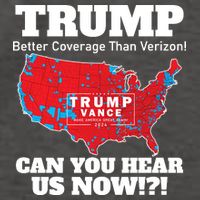 Donald Trump Better Coverage Can You Hear Us Now Electoral Map 2024 Vector Backpack