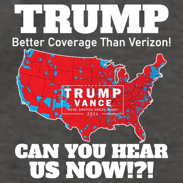Donald Trump Better Coverage Can You Hear Us Now Electoral Map 2024 Vector Backpack