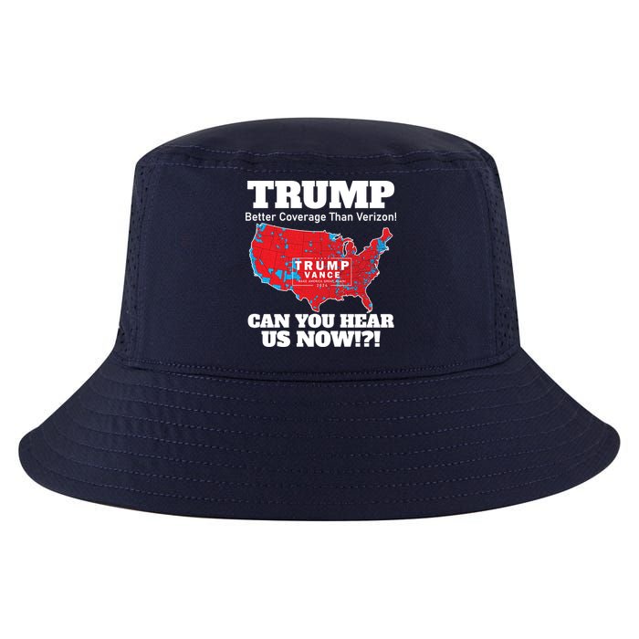 Donald Trump Better Coverage Can You Hear Us Now Electoral Map 2024 Cool Comfort Performance Bucket Hat