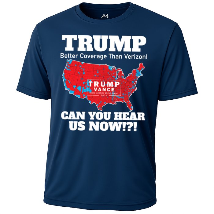 Donald Trump Better Coverage Can You Hear Us Now Electoral Map 2024 Performance Shirt
