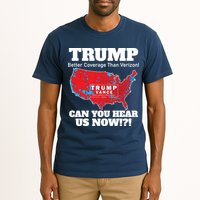 Donald Trump Better Coverage Can You Hear Us Now Electoral Map 2024 Tall T-Shirt