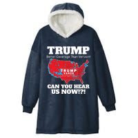 Donald Trump Better Coverage Can You Hear Us Now Electoral Map 2024 Hooded Wearable Blanket