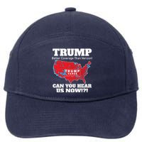 Donald Trump Better Coverage Can You Hear Us Now Electoral Map 2024 7-Panel Snapback Hat