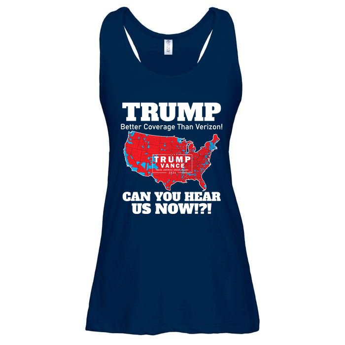 Donald Trump Better Coverage Can You Hear Us Now Electoral Map 2024 Ladies Essential Flowy Tank