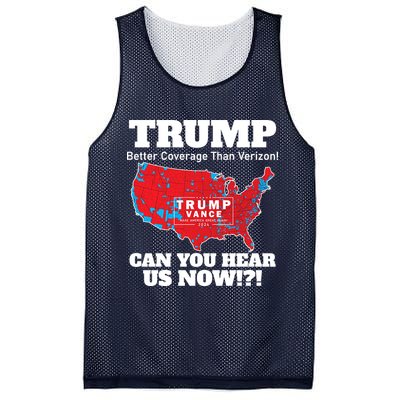 Donald Trump Better Coverage Can You Hear Us Now Electoral Map 2024 Mesh Reversible Basketball Jersey Tank