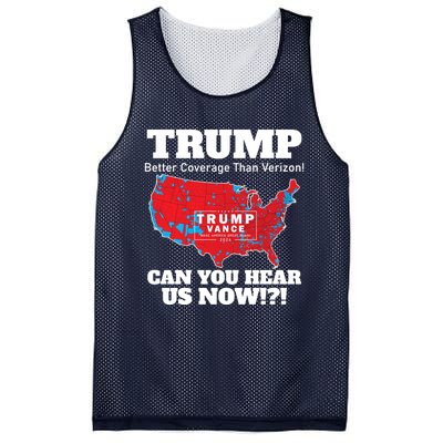 Donald Trump Better Coverage Can You Hear Us Now Electoral Map 2024 Mesh Reversible Basketball Jersey Tank