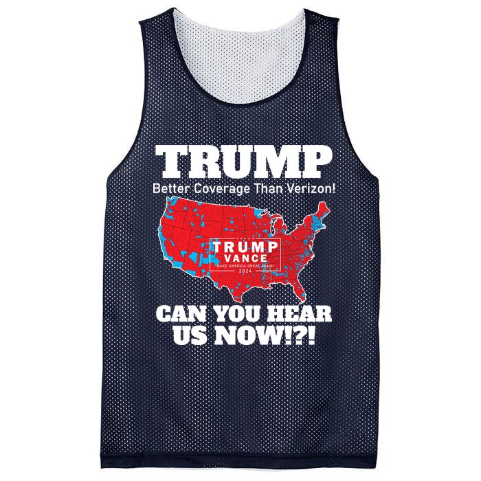 Donald Trump Better Coverage Can You Hear Us Now Electoral Map 2024 Mesh Reversible Basketball Jersey Tank