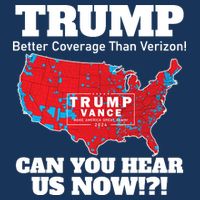 Donald Trump Better Coverage Can You Hear Us Now Electoral Map 2024 Mousepad
