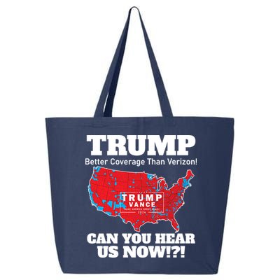 Donald Trump Better Coverage Can You Hear Us Now Electoral Map 2024 25L Jumbo Tote