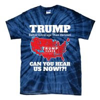 Donald Trump Better Coverage Can You Hear Us Now Electoral Map 2024 Tie-Dye T-Shirt
