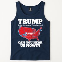 Donald Trump Better Coverage Can You Hear Us Now Electoral Map 2024 Tank Top