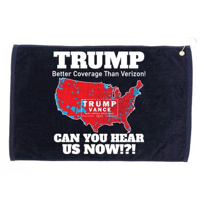 Donald Trump Better Coverage Can You Hear Us Now Electoral Map 2024 Grommeted Golf Towel