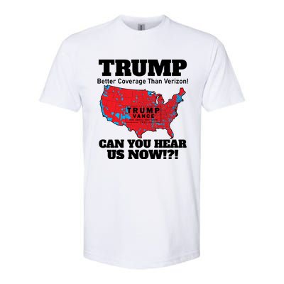 Donald Trump Better Coverage Can You Hear Us Now Electoral Map 2024 Softstyle® CVC T-Shirt