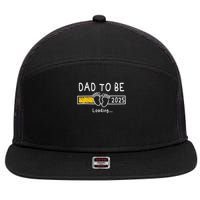Dad To Be 2025 Dad Est 2025  7 Panel Mesh Trucker Snapback Hat