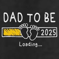 Dad To Be 2025 Dad Est 2025  7 Panel Mesh Trucker Snapback Hat