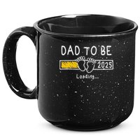 Dad To Be 2025 Dad Est 2025  15oz Campfire Ceramic Mug