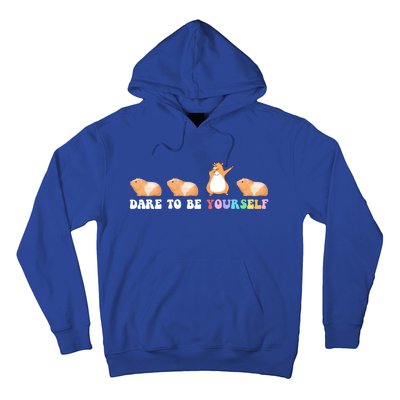 Dare To Be Yourself Cute Gift Idea Guinicorn Lover Gift Hoodie