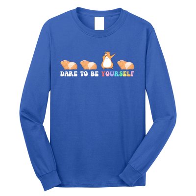 Dare To Be Yourself Cute Gift Idea Guinicorn Lover Gift Long Sleeve Shirt