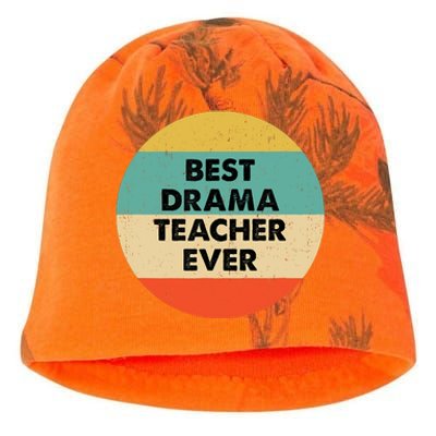 Drama Teacher Best Drama Teacher Ever Kati - Camo Knit Beanie