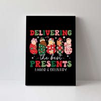 Delivering The Best Presents Labor Delivery Nurse Christmas Canvas