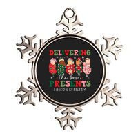 Delivering The Best Presents Labor Delivery Nurse Christmas Metallic Star Ornament