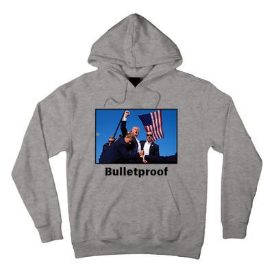 Donald Trump Bulletproof 2024 Presidential Candidate 45 Tall Hoodie