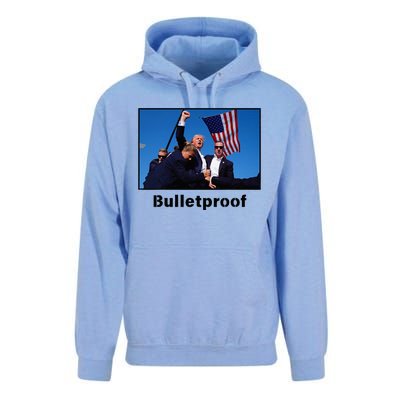 Donald Trump Bulletproof 2024 Presidential Candidate 45 Unisex Surf Hoodie