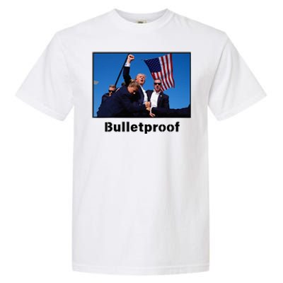 Donald Trump Bulletproof 2024 Presidential Candidate 45 Garment-Dyed Heavyweight T-Shirt